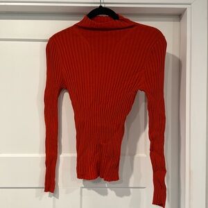 A.L.C. skin-tight red top - size M